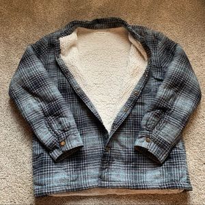 PacSun Sherpa Button Jacket